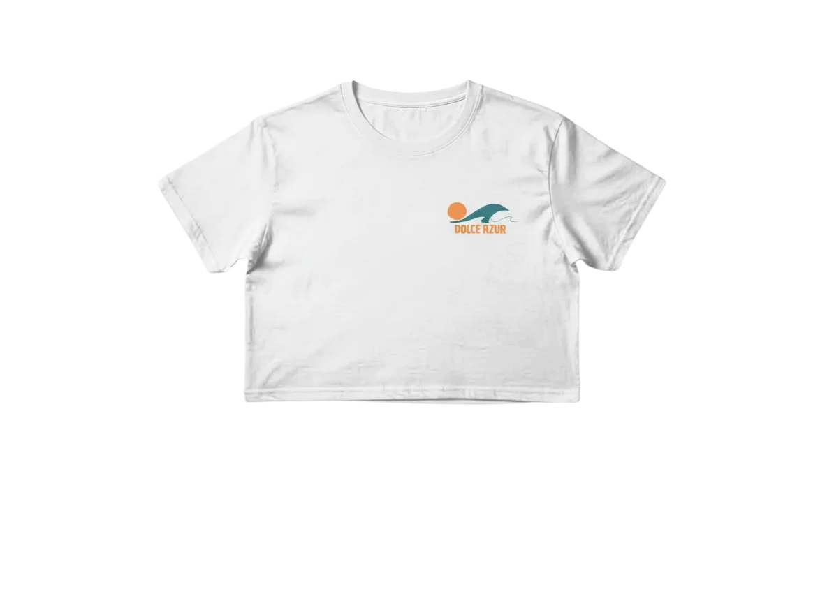 crop top blanc